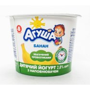 Йогурт Банан д/детей от 8 мес Агуша 90г Image - 2