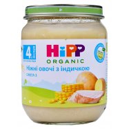 Пюре HiPP Organic Нежные овощи с индейкой от 4 месяцев 125г Image - 1