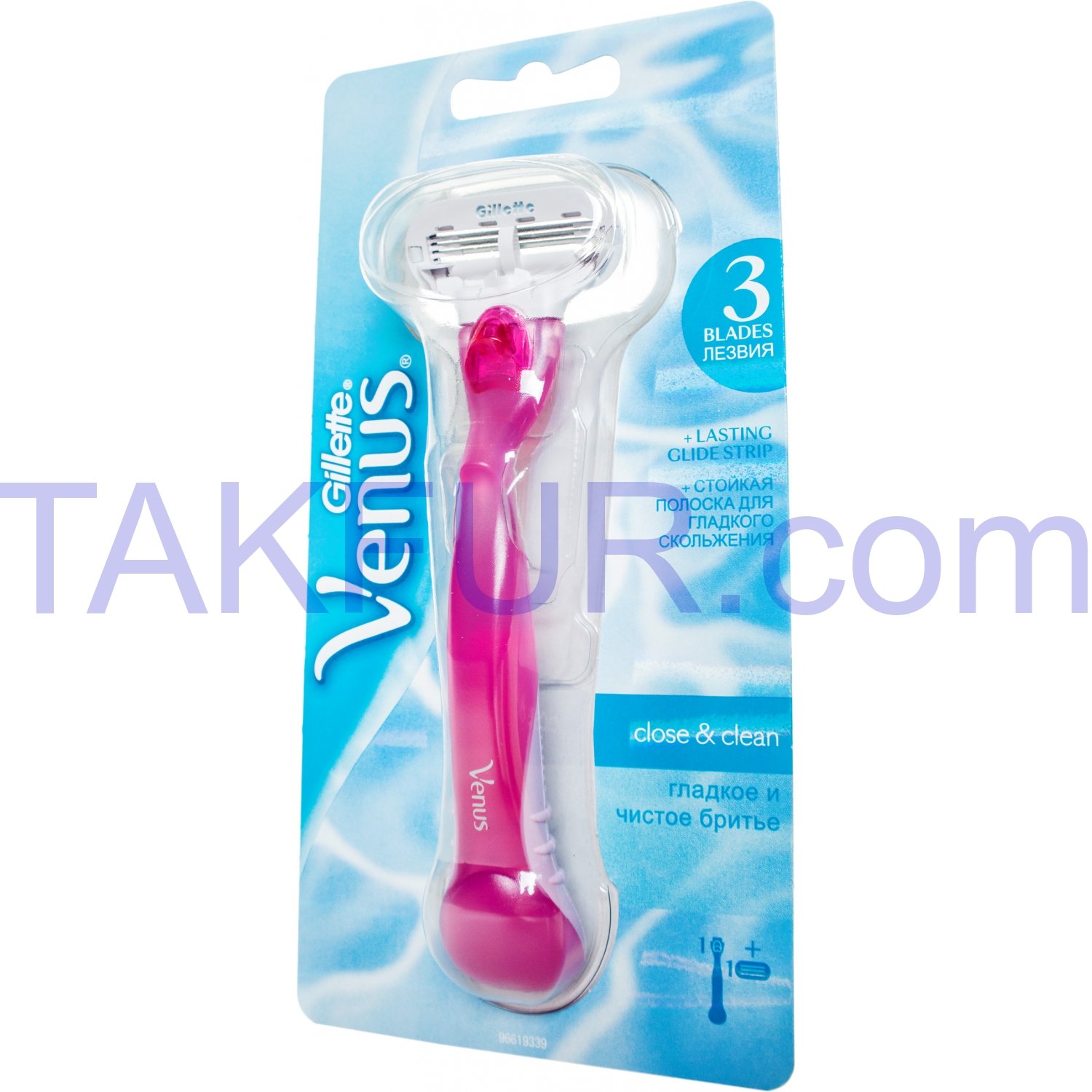 Бритва Gillette Venus Close & Clean со сменной кассетой 1шт купить ...